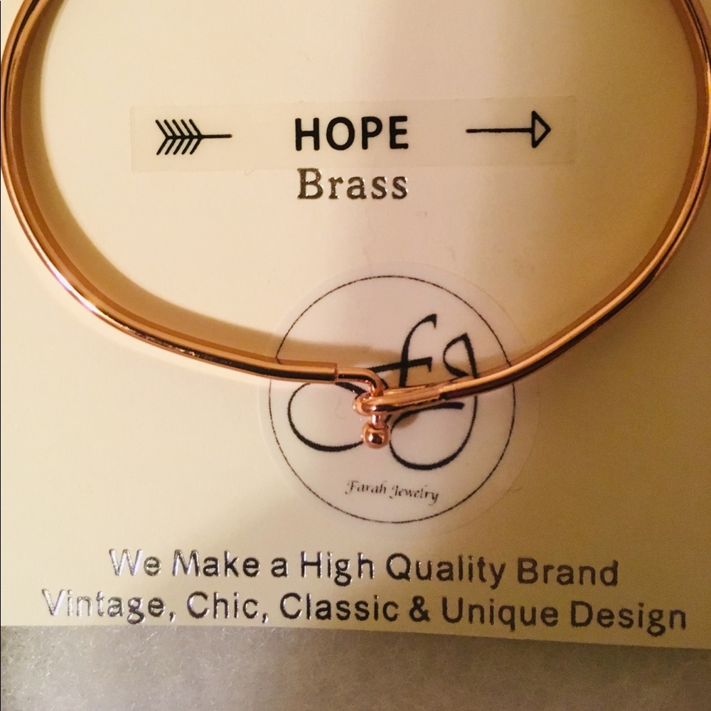 Hope bracelet: rose gold - Picture 2 of 8